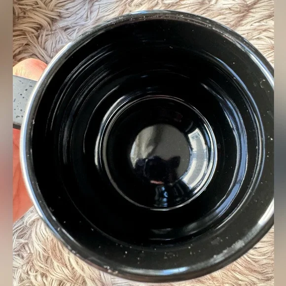 “R” Initial Black Plaid Mug - Picture 3 of 5